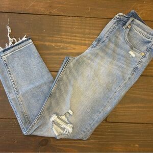 Gap Women’s High Rise Cigarette Jeans Size8 29R Medium Blue Slim Fit Denim Pants